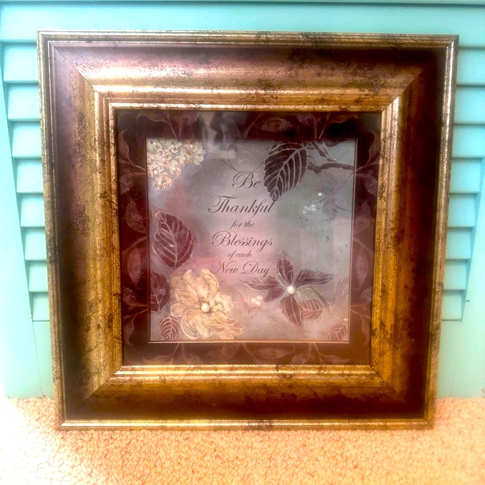 “Be Thankful for the Blessings of each New Day”    Wall Art